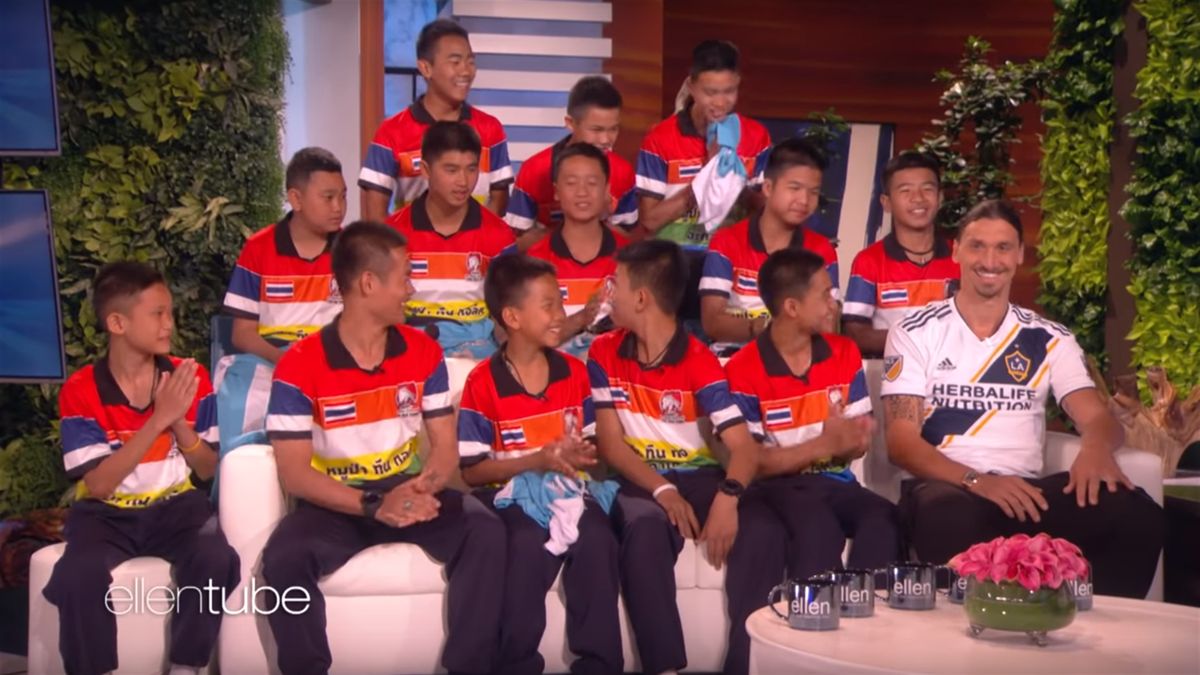 Zlatan Ibrahimovic überrascht gerettete thailändische ...