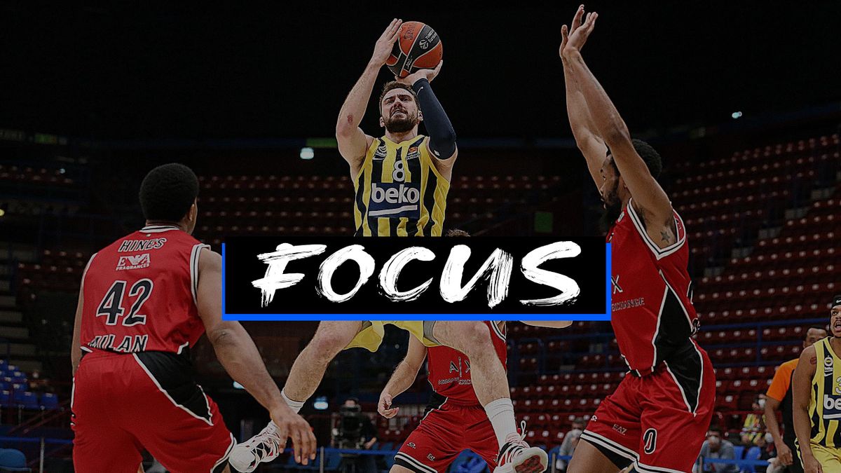 Marko Guduric, #8 of Fenerbahce Beko Istanbul in action during the 2020/2021 Turkish Airlines EuroLeague Regular Season Round 27 match between AX Armani Exchange Milan and Fenerbahce Beko Istanbul at Mediolanum Forum on March 03, 2021 in Milan, Italy