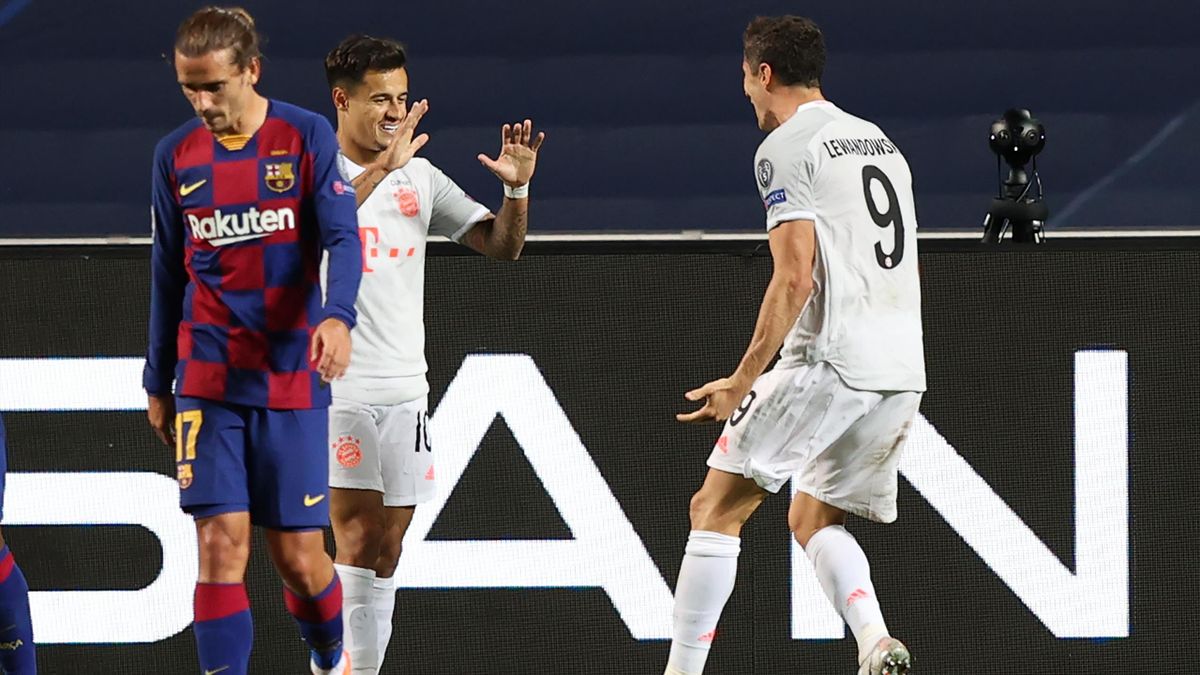 Fc Bayern Fc Barcelona Pramie Fur Coutinho An Liverpool Eurosport