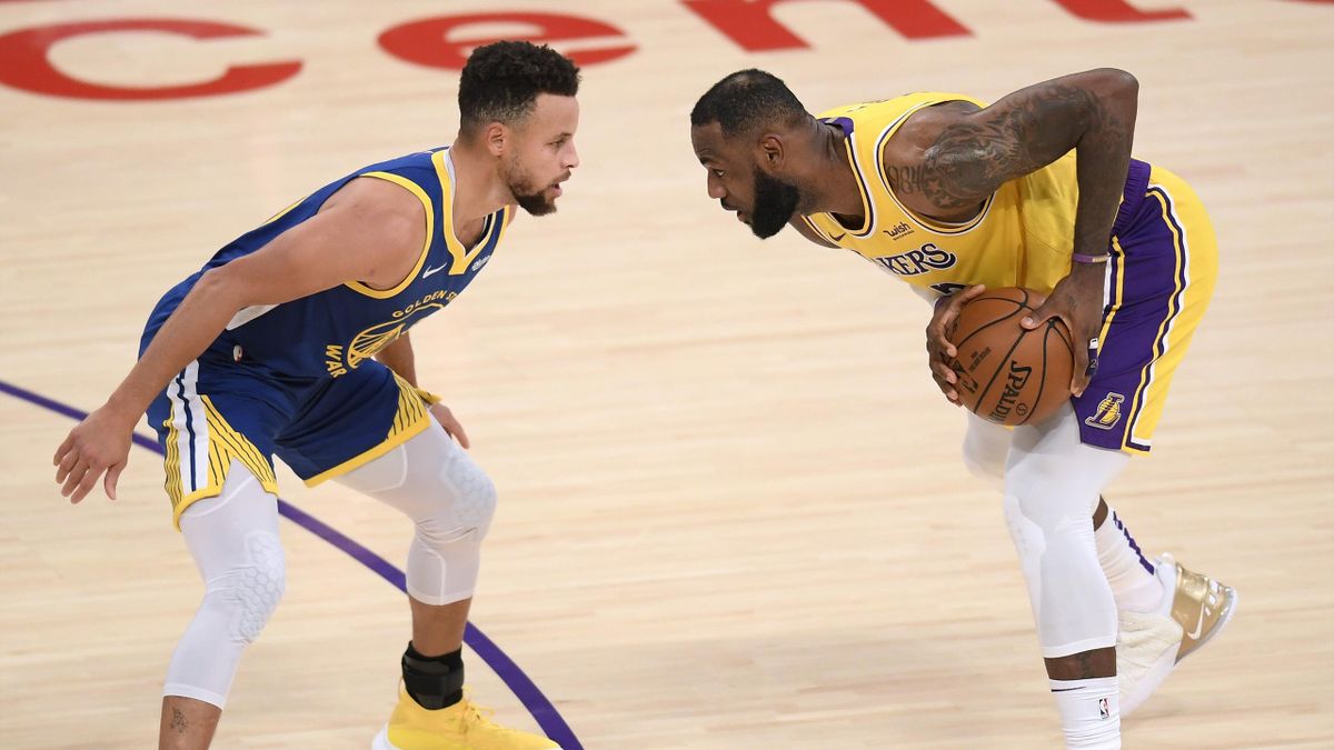 Steph Curry e LeBron James, Lakers-Warriors, NBA 2020-21