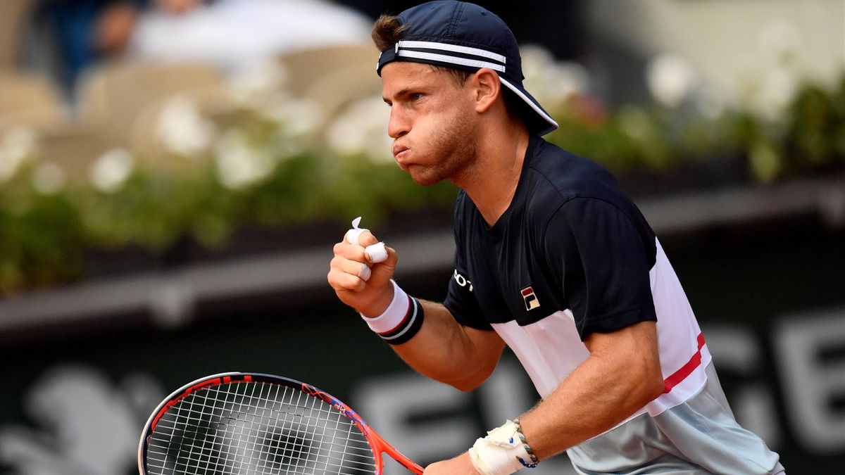 Rafael Nadal Loses Shock First Set Against Fired Up Diego Schwartzman Before Rain Halts Play Eurosport