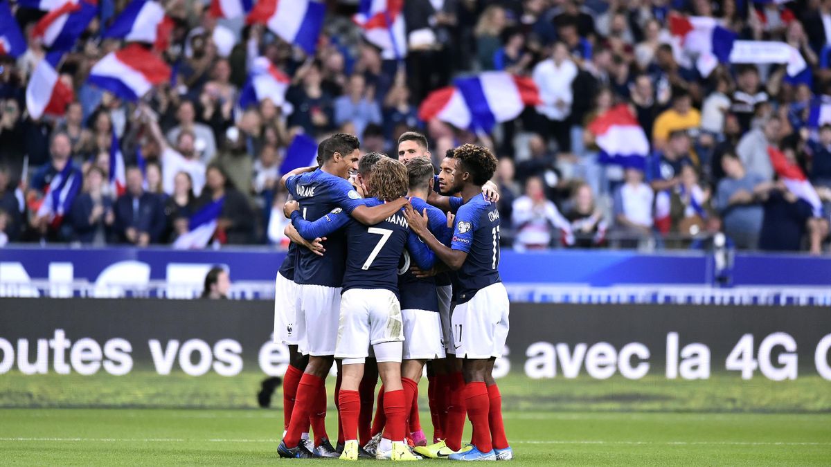 L'équipe de France face à Andorre