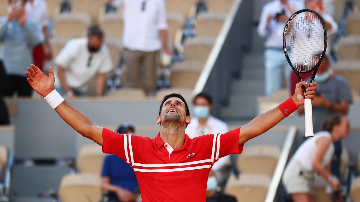 Novak Djokovic, sacré à Roland-Garros après sa victoire sur Stefanos Tsitsipas