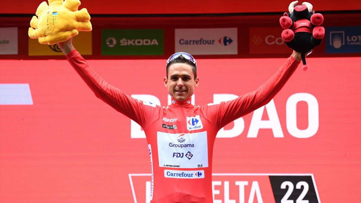 Rudy Molard, líder tras la 5ª etapa de La Vuelta a España 2022
