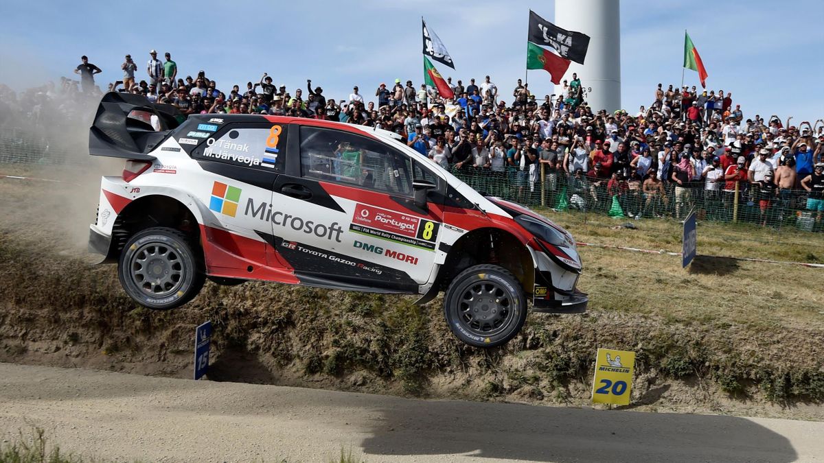 Ott Tänak (Toyota) au Rallye du Portugal 2019