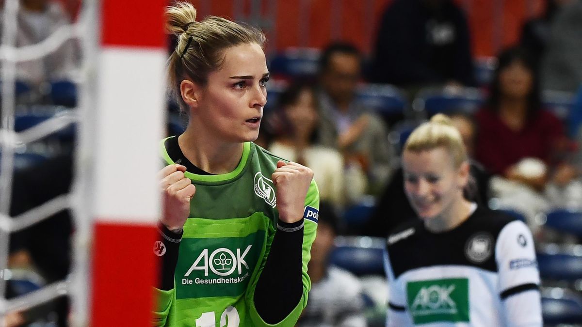 Dinah Eckerle jubel bei der Handball-WM