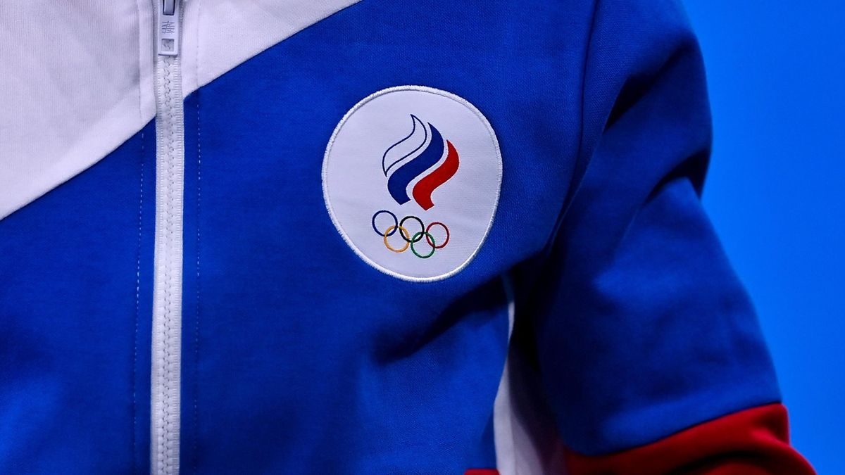 The Russian Olympic Committee logo features the sae colours as the Russia flag