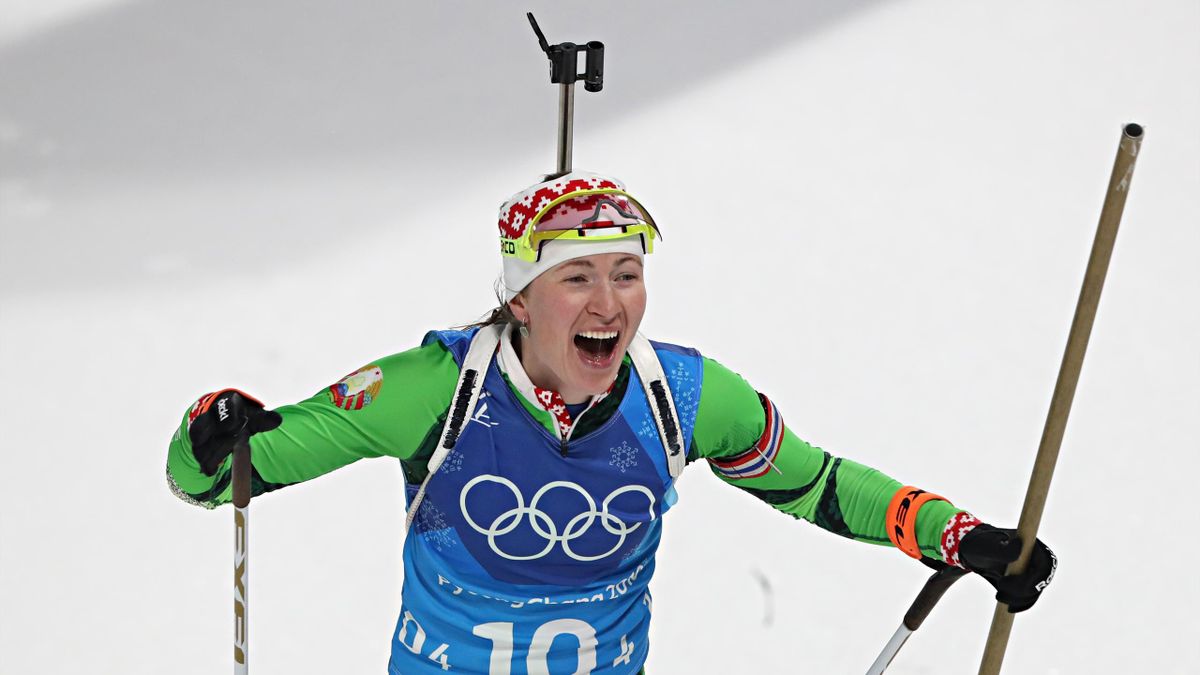 BiathlonOlympiasiegerin Darja Domratschewa gibt ihr Karriereende