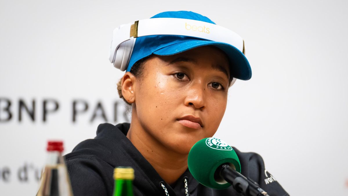 PARIS, FRANCE - MAY 20: Naomi Osaka of Japan talks to the press during Media Day on Qualifying Day 5 of Roland Garros on May 20, 2022 in Paris, France (Photo by Robert Prange/Getty Images)
