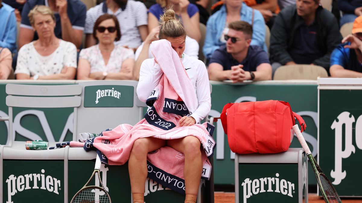 Simona Halep, marquée physiquement lors de son 2e tour à Roland-Garros