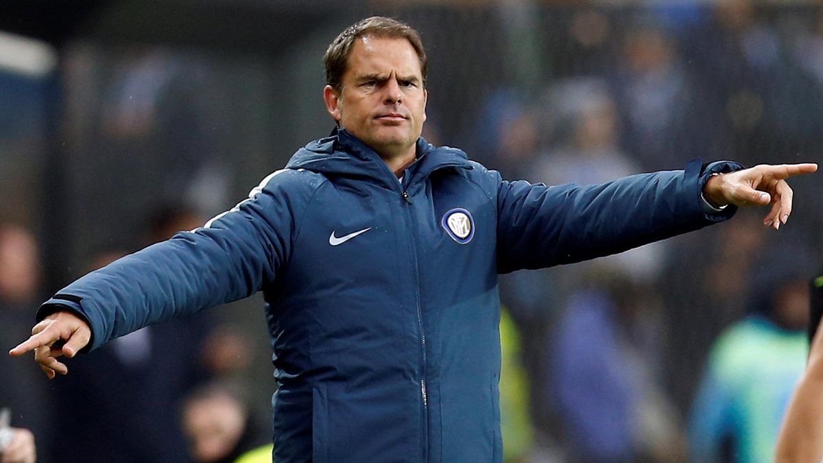 Inter Milan's coach Frank De Boer