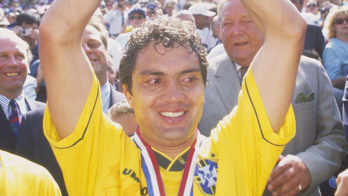 Claudio Branco festeggia la vittoria nel Mondiale USA '94