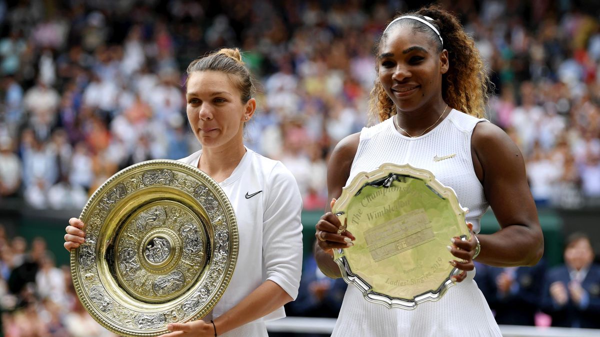 Simona Halep, Serena Williams, Wimbledon