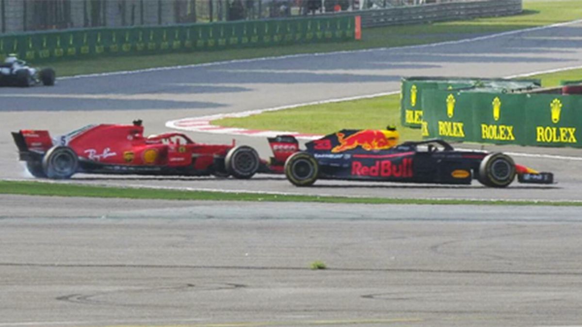 Vettel und Verstappen