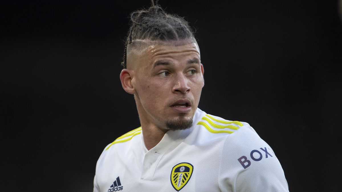 LEEDS, ENGLAND - MAY 11: Kalvin Phillips of Leeds United during the Premier League match between Leeds United and Chelsea at Elland Road on May 11, 2022 in Leeds, United Kingdom. (Photo by Visionhaus/Getty Images)