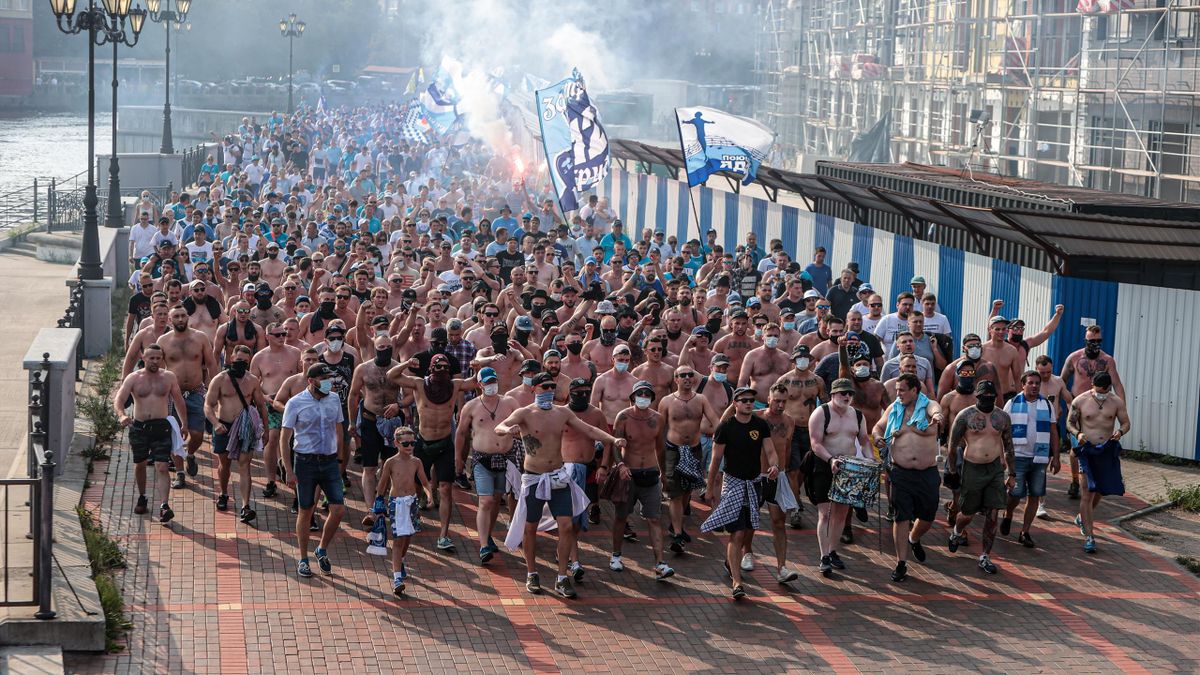 Fans von Zenit St. Petersburg