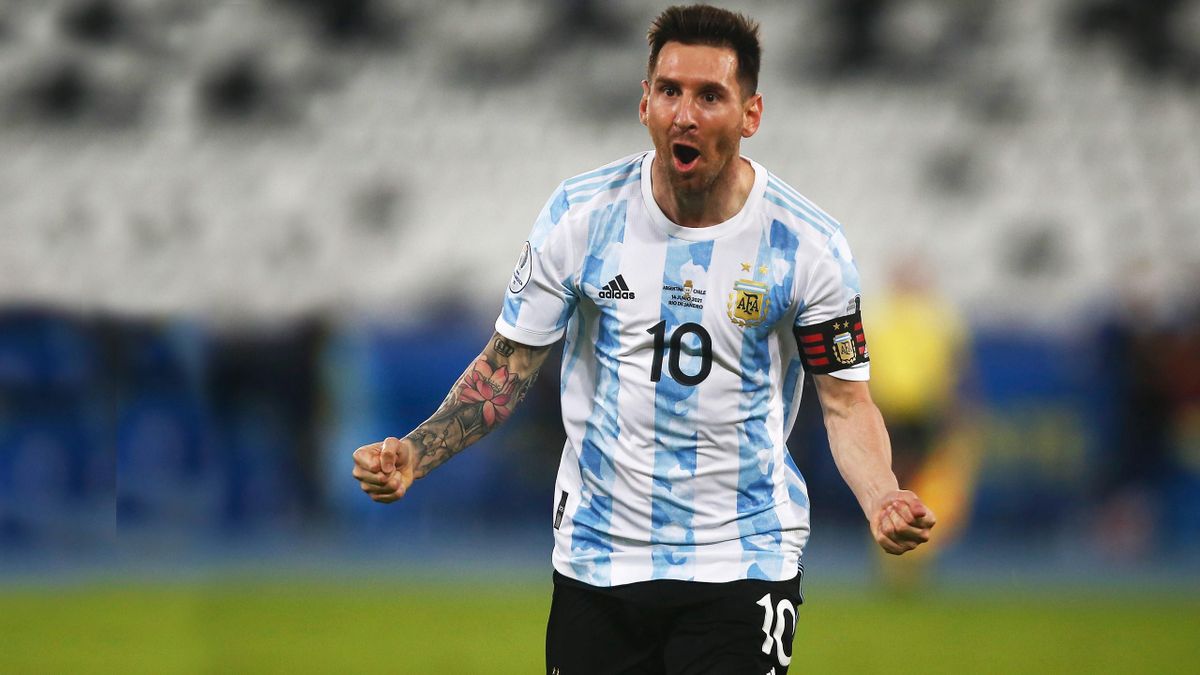 Lionel Messi bei der Copa América 2021 in Brasilien