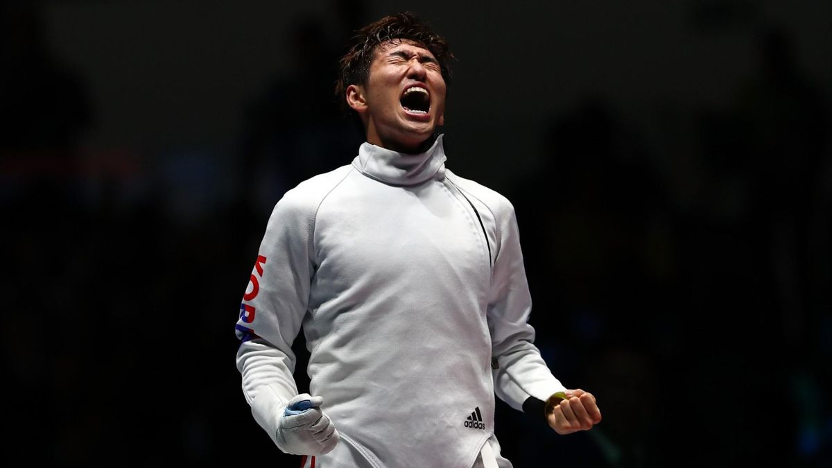 Park Sangyoung erkekler epede altın madalya kazandı