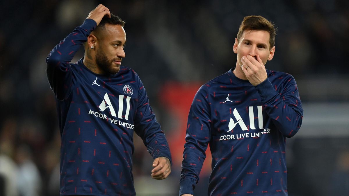 Neymar (l.) und Lionel Messi