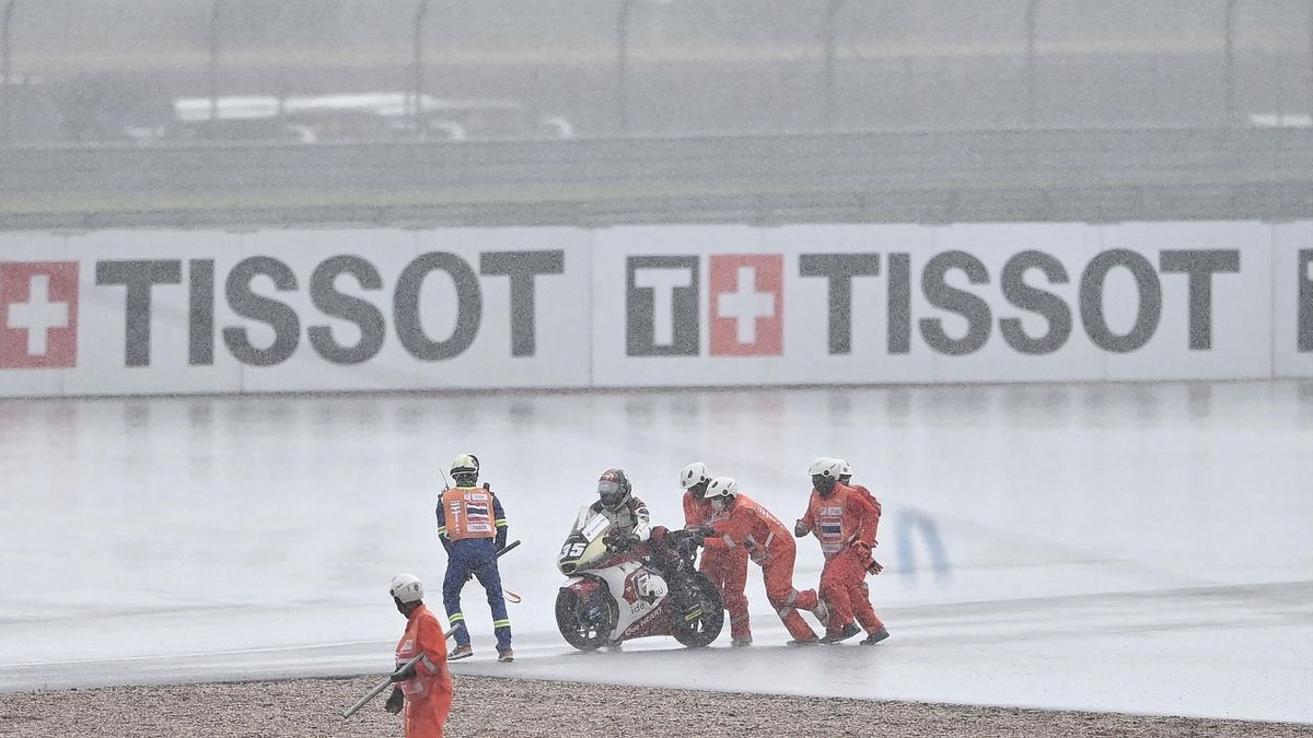 Le GP de Thaïlande a été interrompu en raison de la pluie