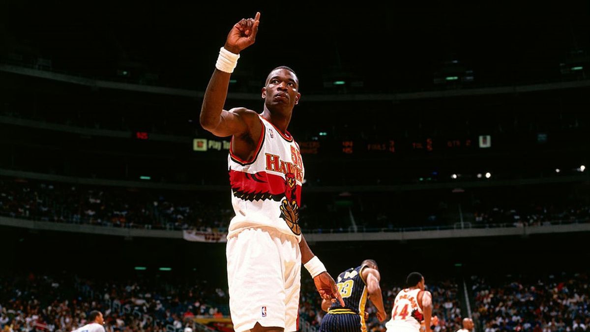 Dikembe Mutombo, finger-wag - Atlanta Hawks