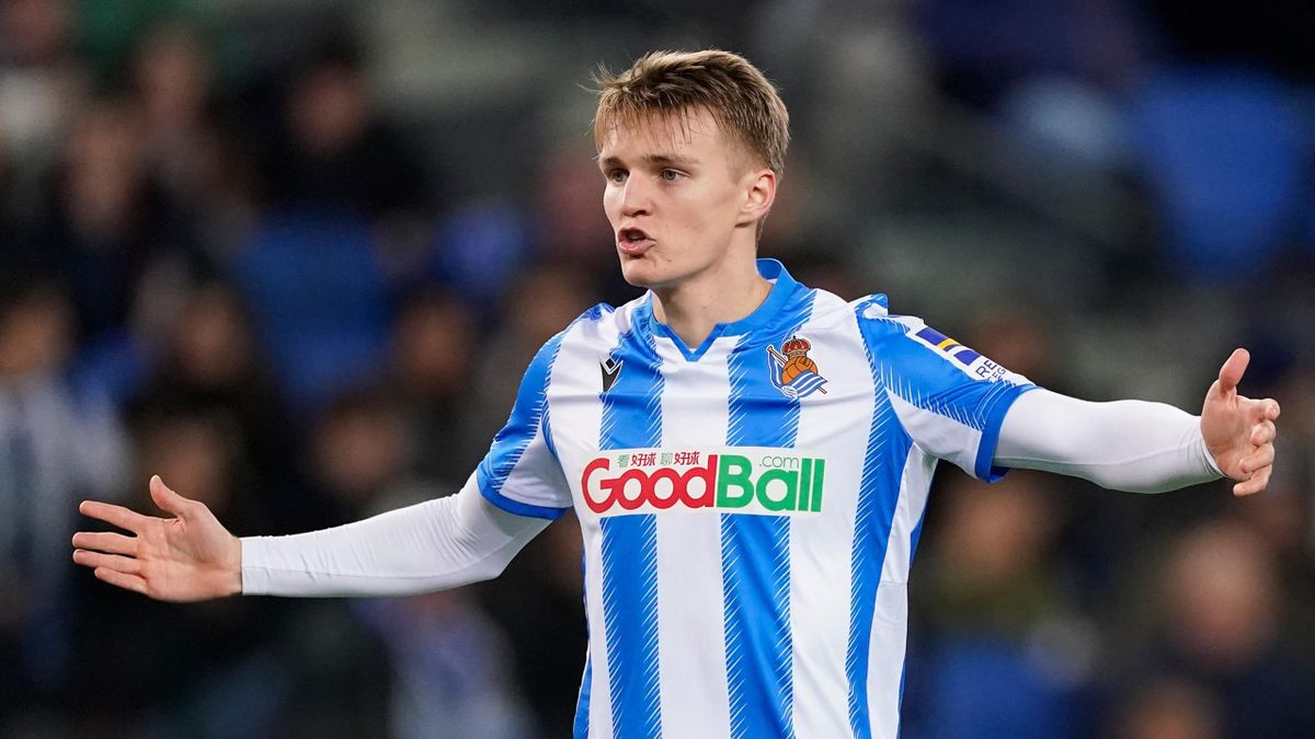 Martin Ödegaard is on loan at Real Sociedad