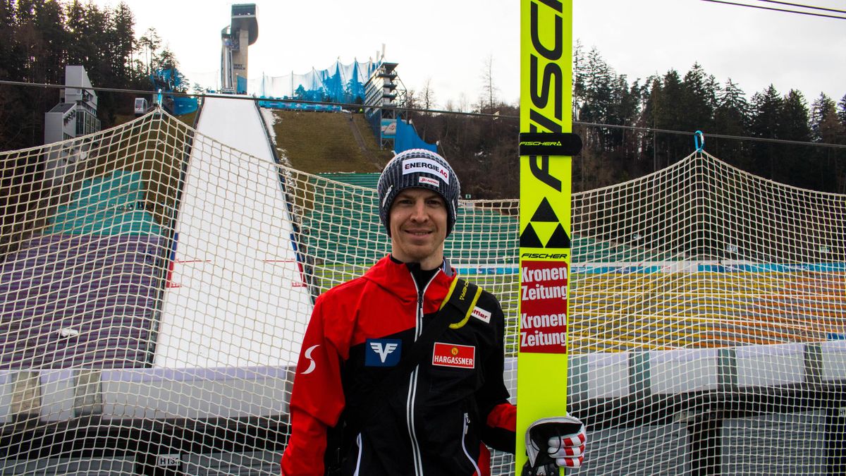 Michael Hayböck vor der Qualifikation in Innsbruck 2022 // Quelle: JumpandReach