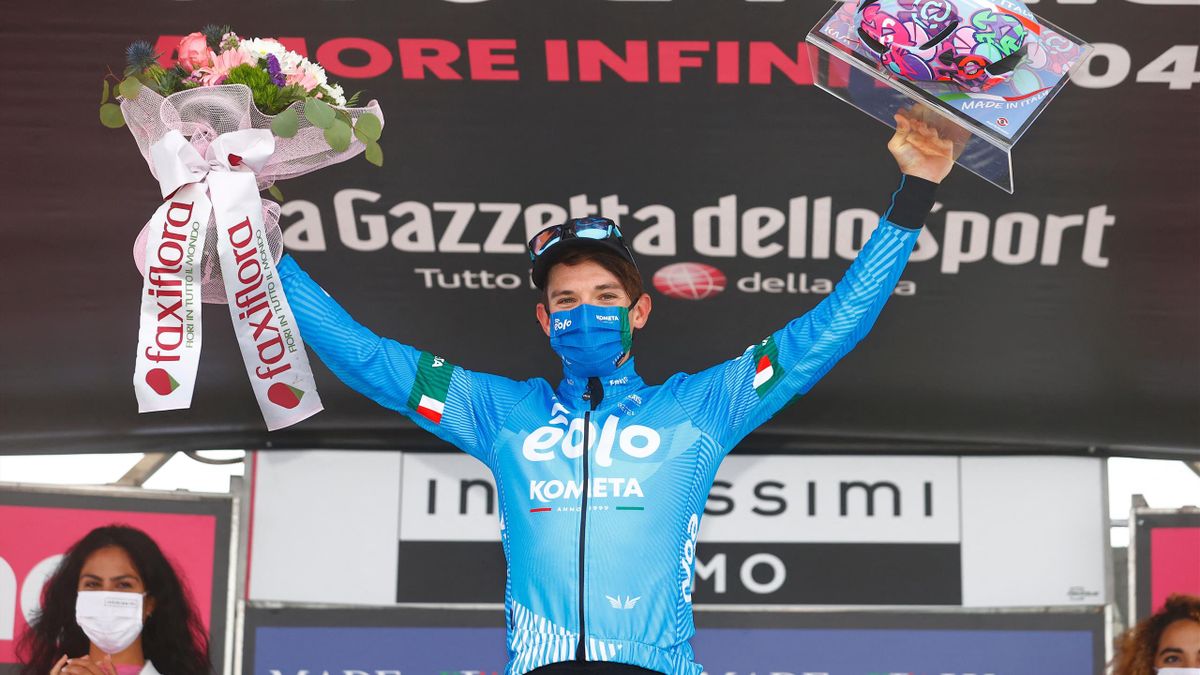 Lorenzo Fortunato, vincitore al Giro d'Italia