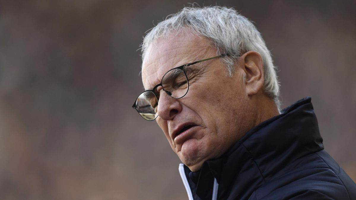 Leicester City manager Claudio Ranieri reacts against Millwall