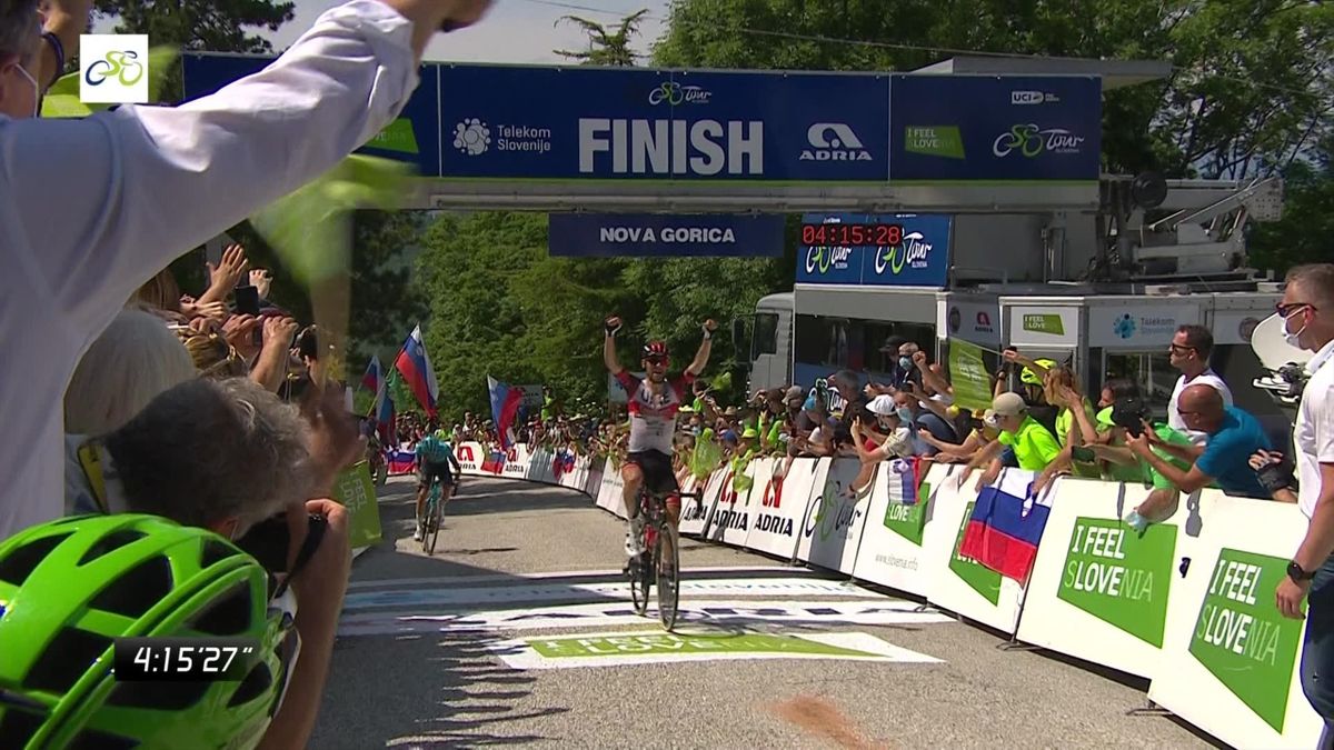 Tour Of Slovenia 2021 Diego Ulissi Takes Emotional Win As Tadej Pogacar Retains Control Of Race In Slovenia Eurosport