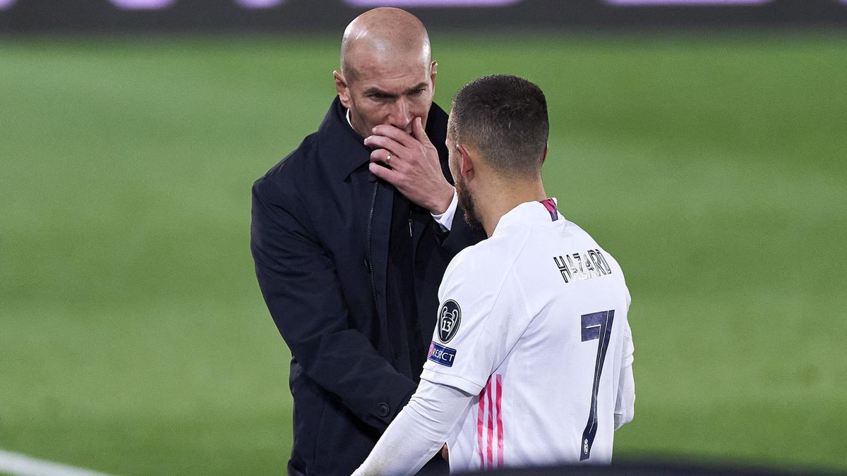 Real Madrid: Zinedine Zidane reflects on Eden Hazard's ...