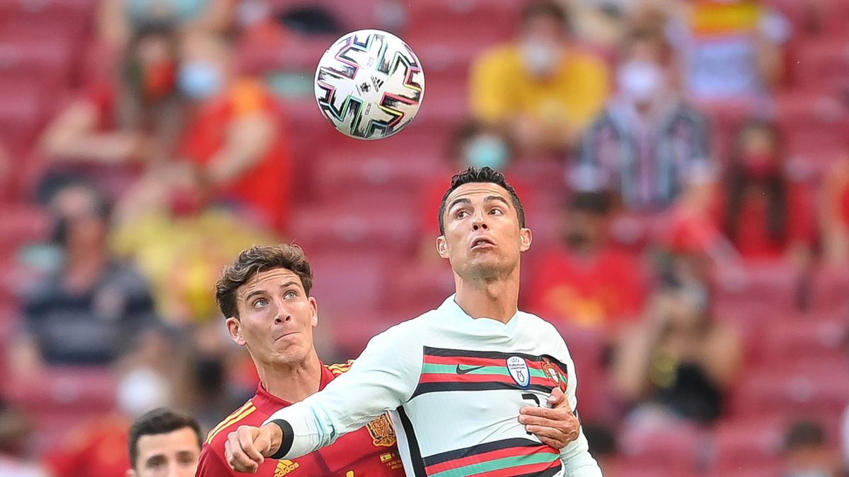 Pau Torres (Spain) against Cristiano Ronaldo (Portugal)