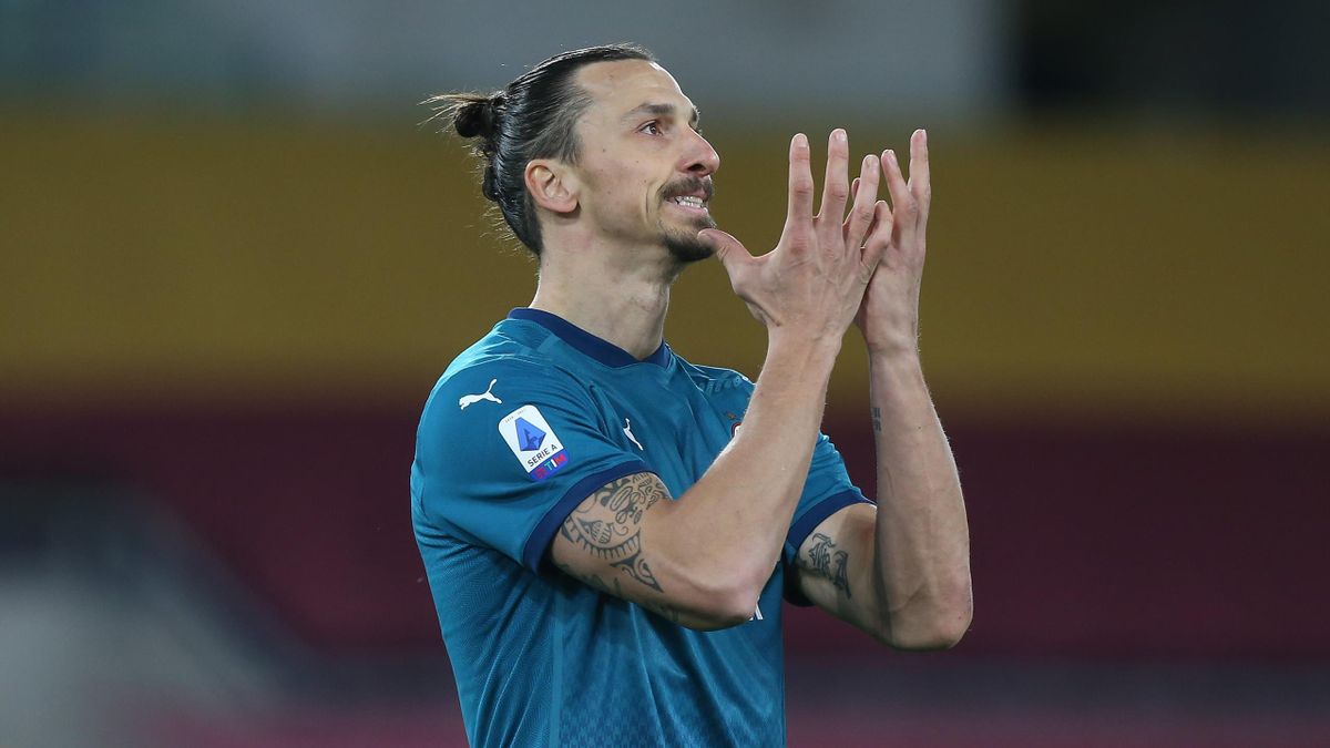 La smorfia di disappunto di Zlatan Ibrahimovic, Roma-Milan, Getty Images