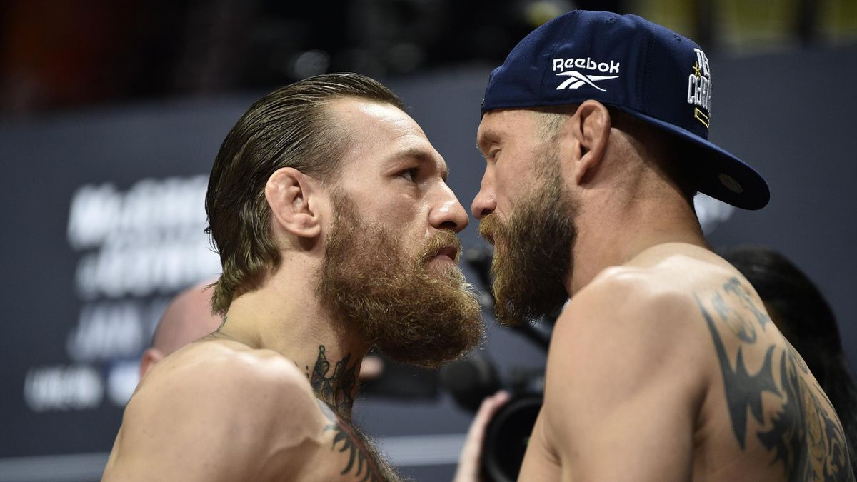 Конор Макгрегор и Дональд Серроне дуэль взглядов и