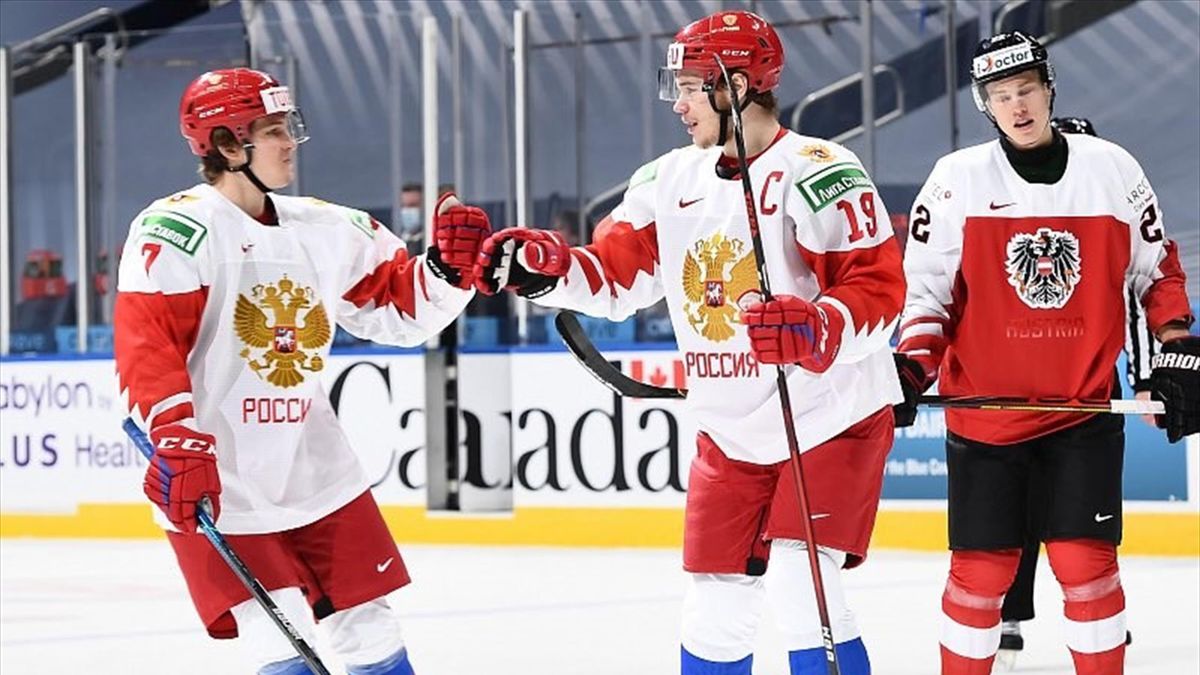 Сборная России обыграла Австрию на молодежном чемпионате мира - Eurosport