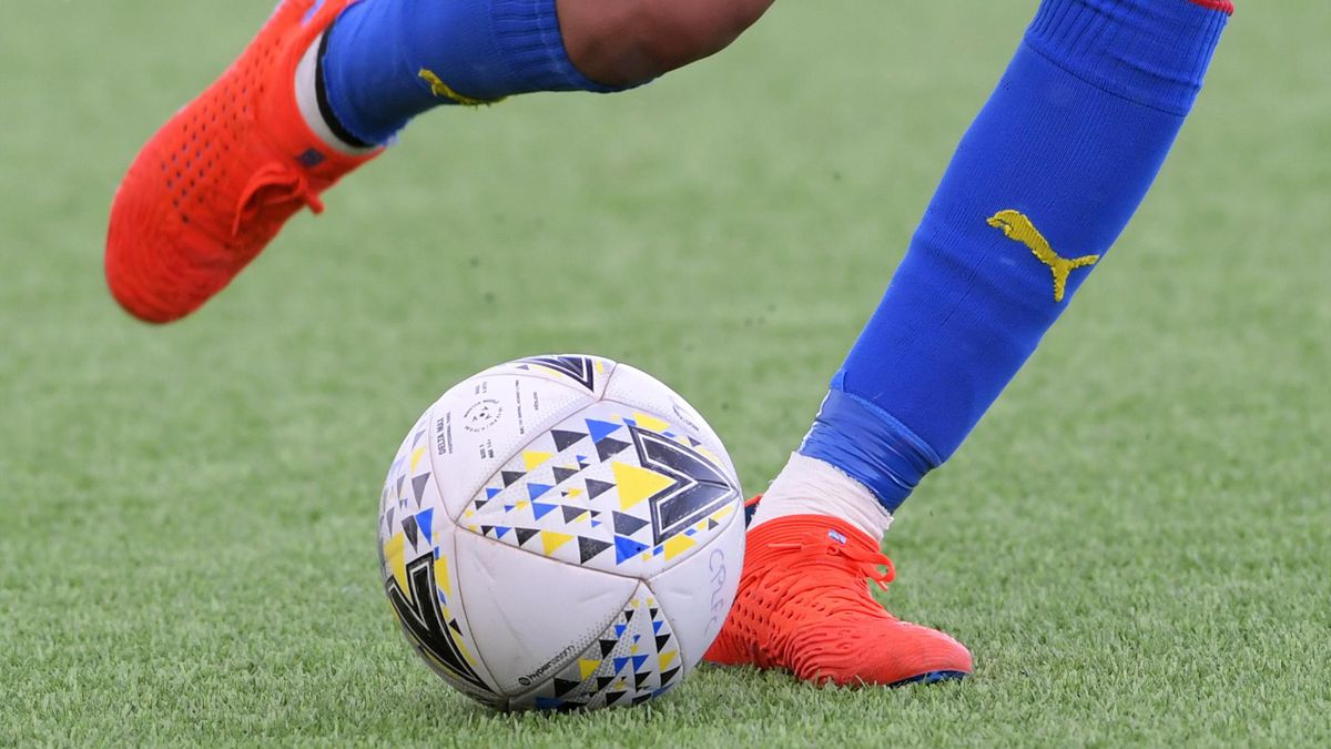A generic image of the feet of a Crustal Palace player during the FA Women's Championship football match between Sheffield United Women and Crystal Palace Women at the Olympic Legacy Stadium, on March 10th Sheffield, England