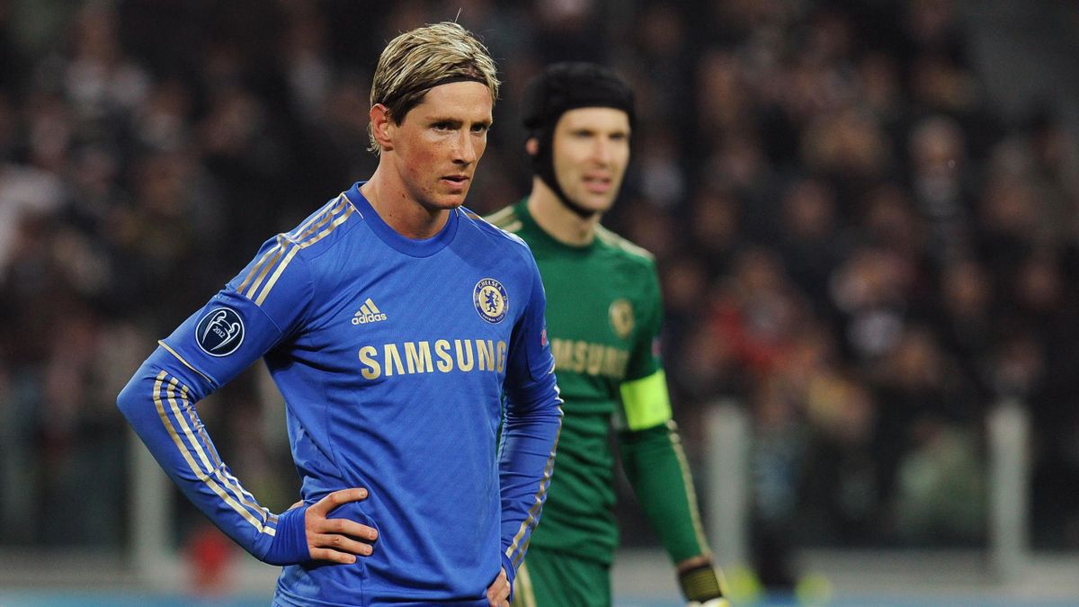 Fernando Torres et Petr Cech lors de la campagne 2012/13 de Chelsea