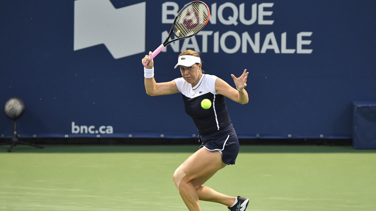 Anastasia Pavlyuchenkova lors du tournoi de Montreal.