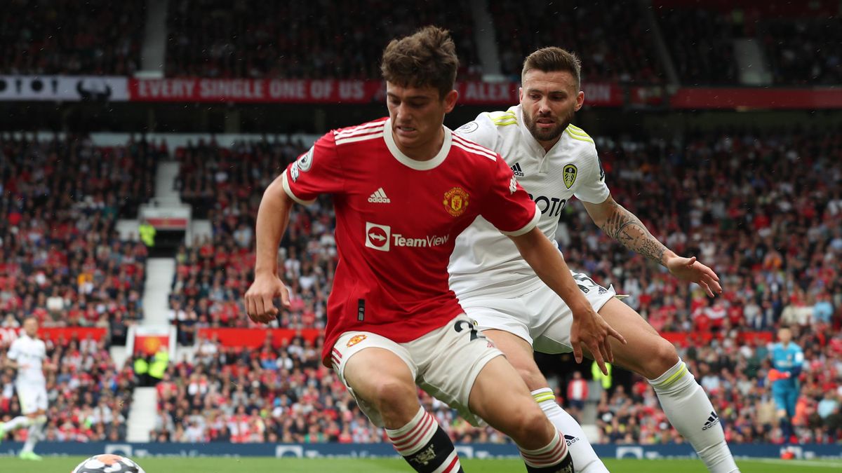 Leeds United have confirmed the signing of Daniel James (left) from Manchester United