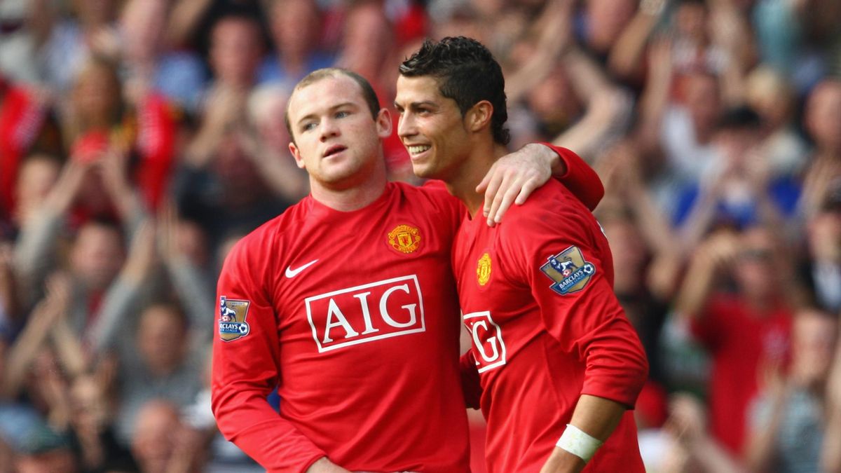 Wayne Rooney und Cristiano Ronaldo