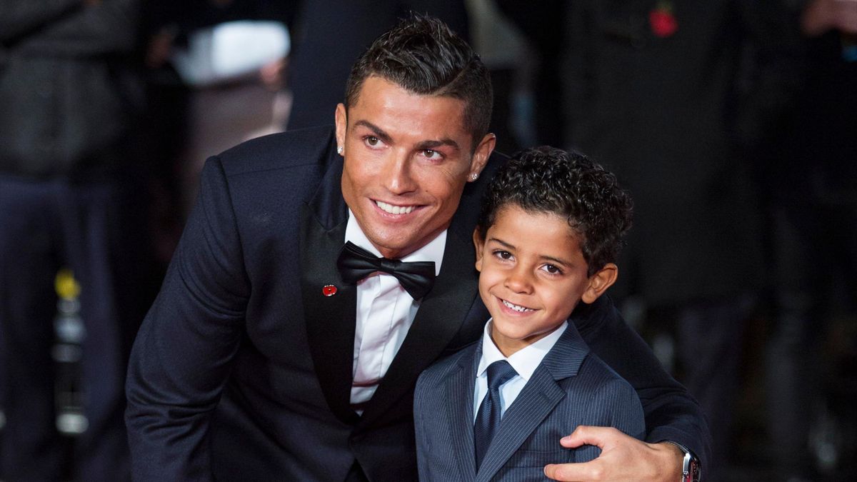 Cristiano Ronaldo und Sohn Cristiano Ronaldo Junior