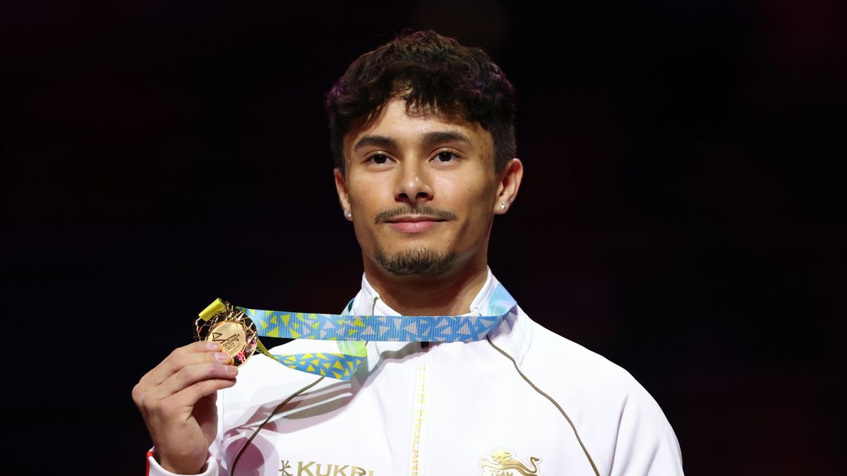 Commonwealth Games Jake Jarman wins fourth gold medal to most