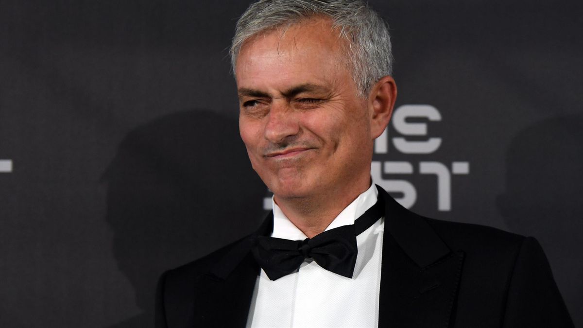 MILAN, ITALY - SEPTEMBER 23: José Mourinho attends The Best FIFA Football Awards 2019 at the Teatro Alla Scala on September 23, 2019 in Milan, Italy. (Photo by Claudio Villa/Getty Images)