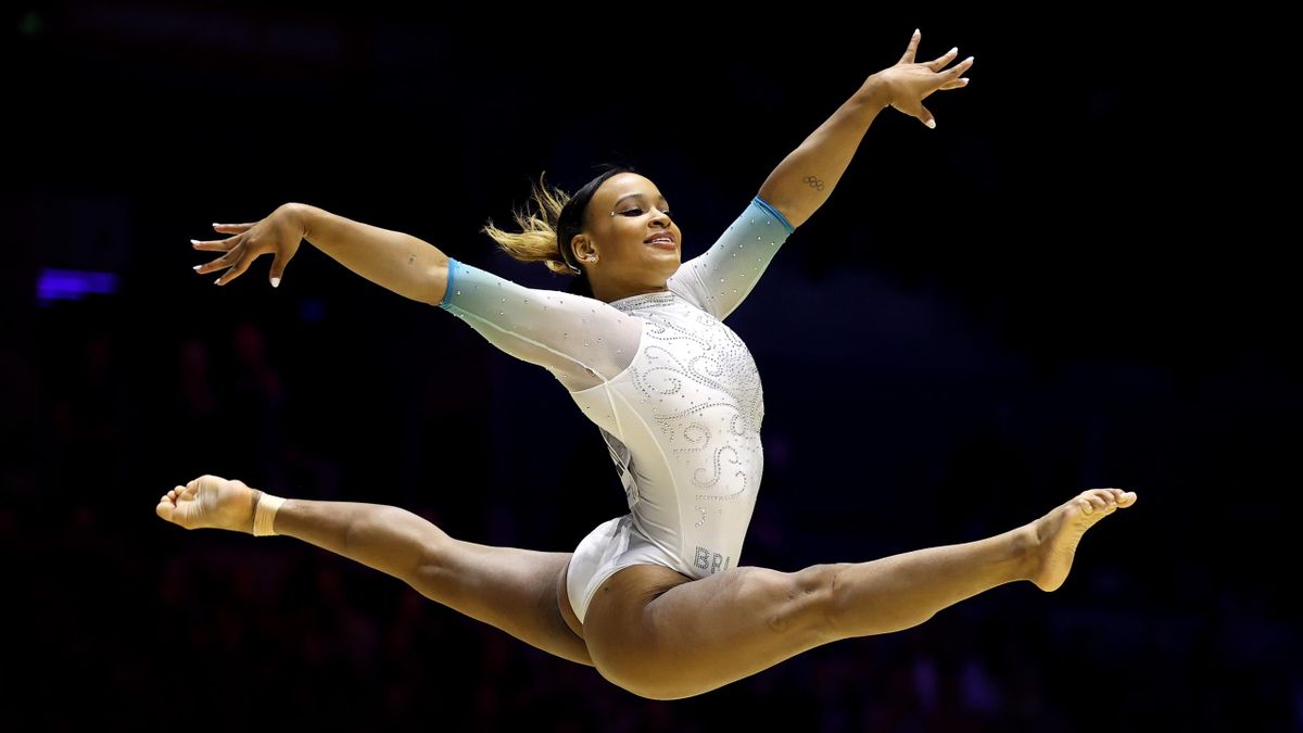 Gymnastique Mondiaux 2022 La Brésilienne Rebeca Andrade Championne Du Monde Du Concours 