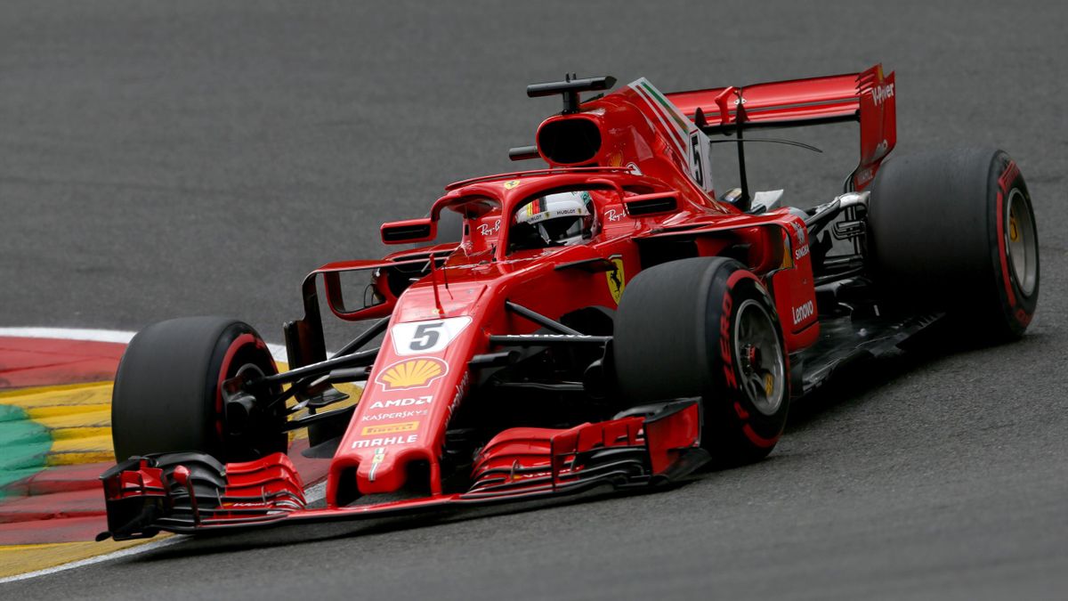 Sebastian Vettel in Spa