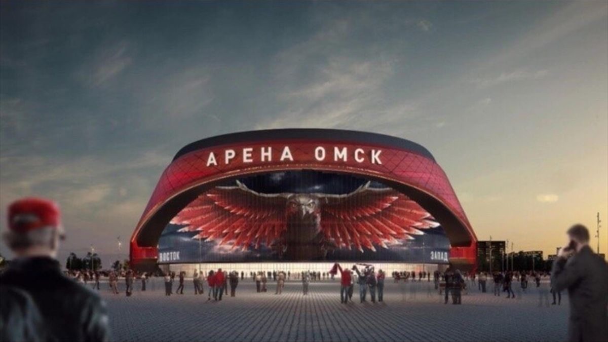 «Авангард» представил дизайн новой «Арены-Омск» на месте аварийной