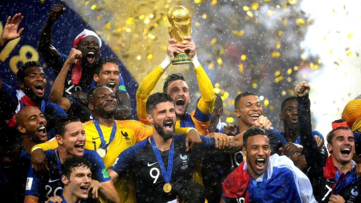 CHAMPIONS DU MONDE ! La France sacrée sa victoire la Croatie (4-2) - Eurosport