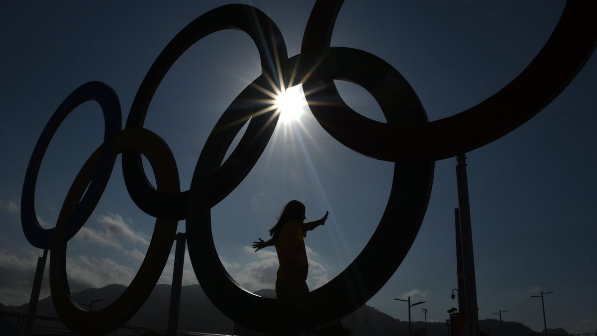 Olympic rings - Rio Olympics 2016