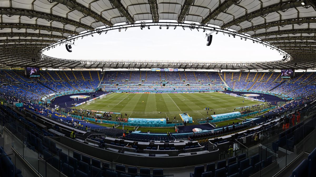 Lo Stadio Olimpico di Roma aperto al 25% di capienza durante la fase a gironi di Euro 2020