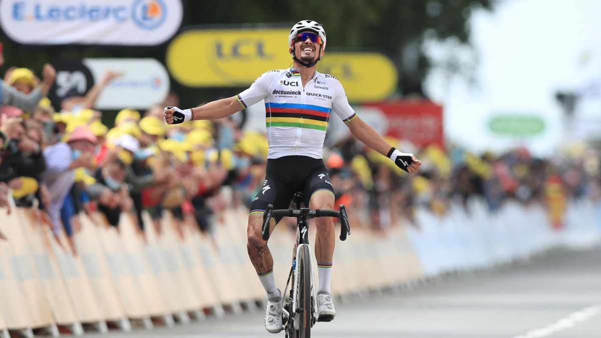 Julian Alaphilippe a câștigat prima etapă din Turul Franței 2021